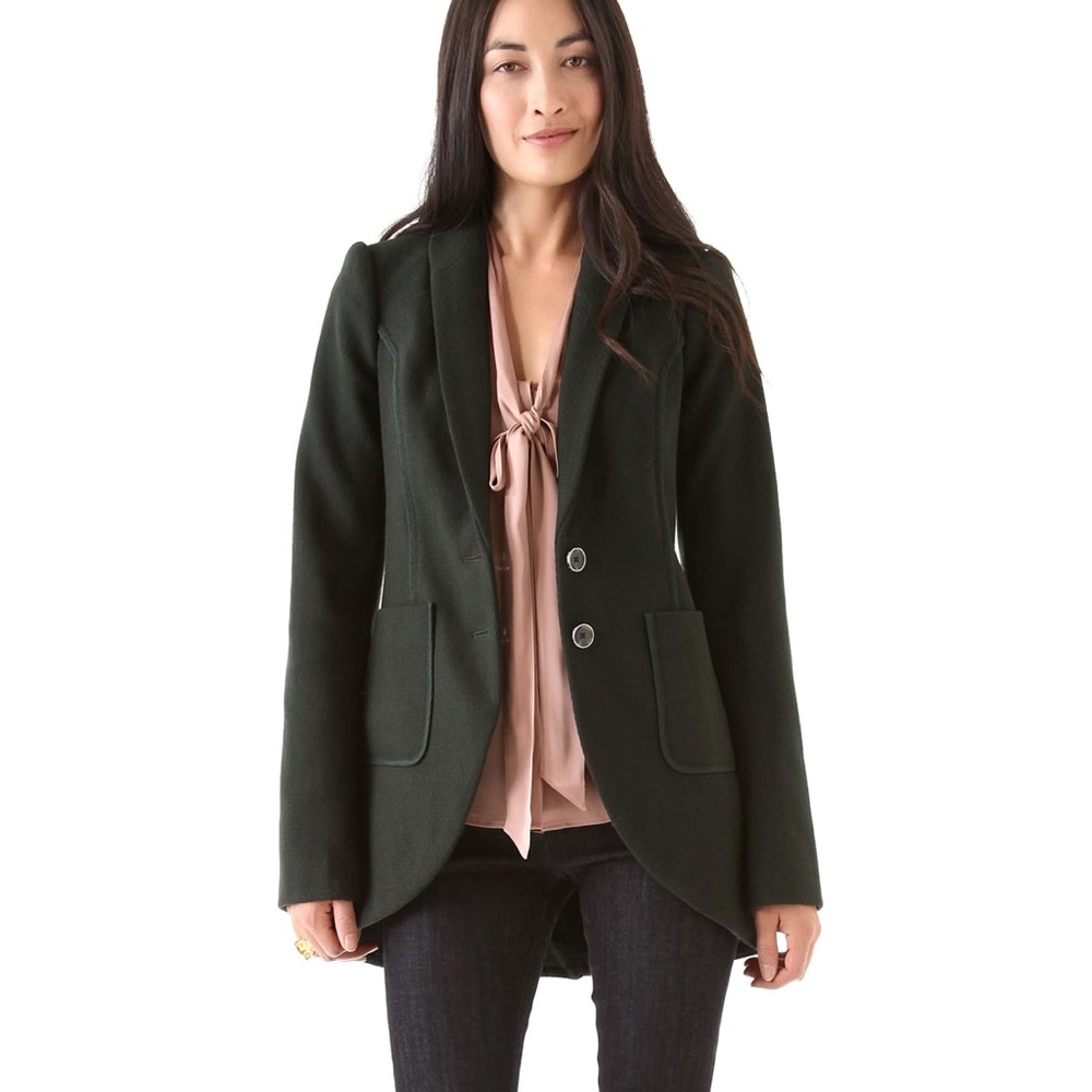 Rachel Zoe Kenny Tall Suit Jacket High low NWT